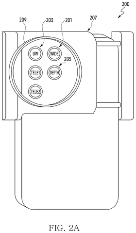 Samsung Patents a Camera That Switches Lenses Automatically When You Clip On an Accessory patent drawing, sheet 2
