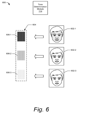 Google Patent Uses Face Recognition to Auto-Correct Skin Tone Colors in Photos patent drawing, sheet 6