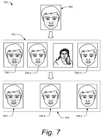 Google Patent Uses Face Recognition to Auto-Correct Skin Tone Colors in Photos patent drawing, sheet 7