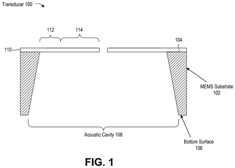 Qualcomm Patents Tiny Built-In Speakers That Push Sound More Precisely patent drawing, sheet 1