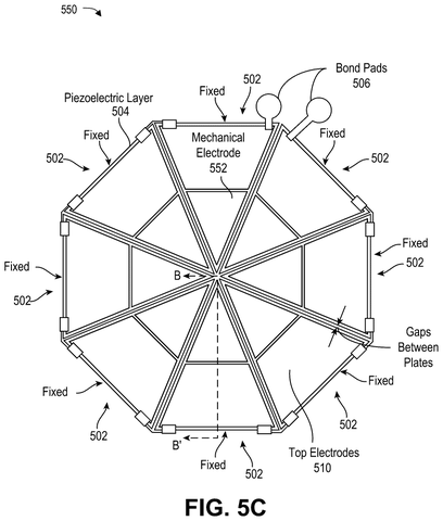 Qualcomm Patents Tiny Built-In Speakers That Push Sound More Precisely patent drawing, sheet 8
