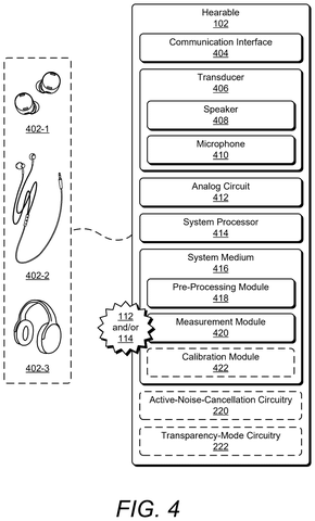 Google Patent Reveals Earbuds That Detect When They’re Actually In Your Ear patent drawing, sheet 5