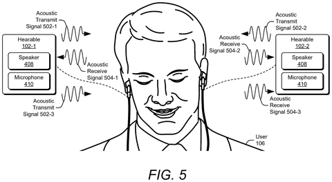 Google Patent Reveals Earbuds That Detect When They’re Actually In Your Ear patent drawing, sheet 6