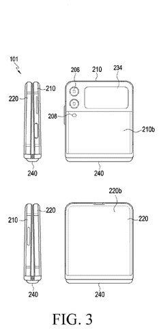 Samsung Patents a Protective Edge Cover for Foldable Phone Displays patent drawing, sheet 3