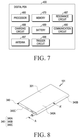 Samsung Patents a Grip-Tuned Magnet System for Keeping Stylus Pens in Place patent drawing, sheet 7