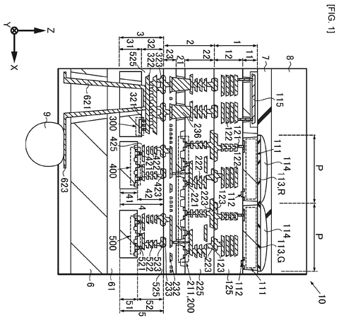 Sony Patents a Three-Layer Camera Chip That Protects Itself from Electrical Damage patent drawing, sheet 1