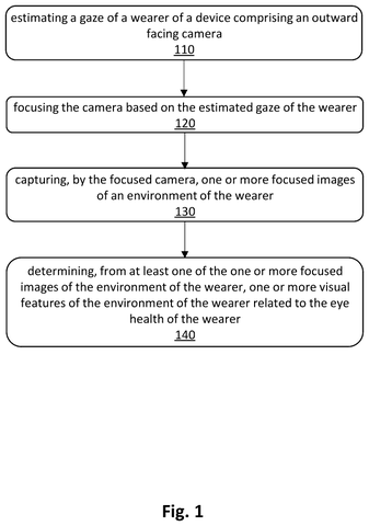 New Patent Scans Surroundings for Eye Health Risks Using Gaze Direction patent drawing, sheet 1