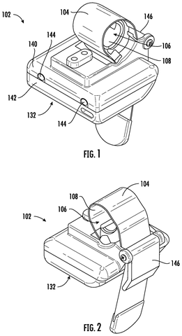 Finger Cuff Patent Maps Artery Pressure for Accurate BP Readings patent drawing, sheet 1