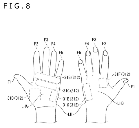 Sony Patents a Strap That Keeps Body-Worn Sensors Firmly in Place patent drawing, sheet 8