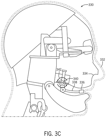 Disney Patents Robot Face Skin That Physically Shifts to Match Projected Emotions patent drawing, sheet 7