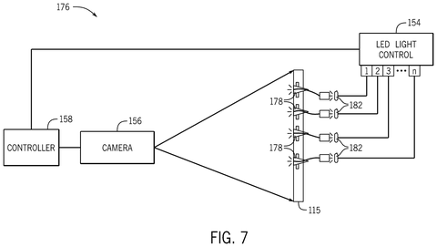 Disney Patents Hidden Tracking Dots That Keep Projected Images Locked to Moving Robot Characters patent drawing, sheet 7