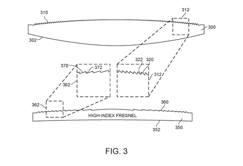 Meta Patent Reveals Organic Crystal Lenses Designed to Slim Down AR Headsets patent drawing, sheet 3