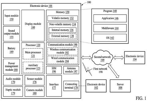Samsung Patent Covers AR Glasses That Stay Stable Inside a Moving Vehicle patent drawing, sheet 1