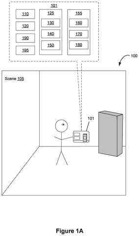 Apple Patent Details How VR Headset Wearers Look to Nearby Observers patent drawing, sheet 1