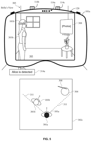 Apple Patents a System That Changes Your Apps Based on Who’s in the Room patent drawing, sheet 7
