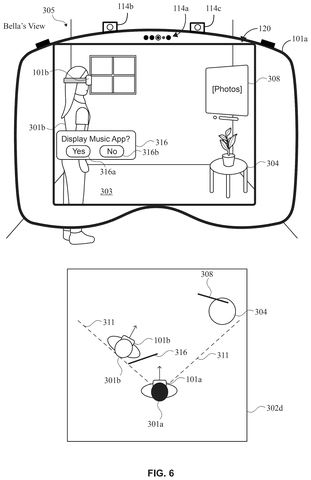 Apple Patents a System That Changes Your Apps Based on Who’s in the Room patent drawing, sheet 8