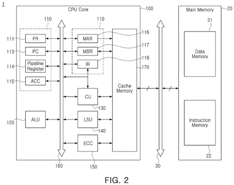 Samsung Patents a Processor That Checks Its Own Math for Errors While It Works patent drawing, sheet 2