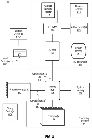 Intel Patents a Chip That Prepares AI Data for Calculations Without Slowing the Processor patent drawing, sheet 8