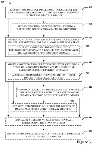 Microsoft Patents an AI System That Groups Similar Photos Into Stacks patent drawing, sheet 3