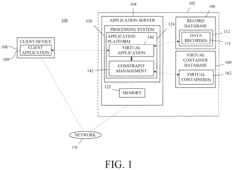 Salesforce Patents a System That Flags Rule Violations Across Linked Database Records patent drawing, sheet 1