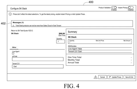 Salesforce Patents a System That Flags Rule Violations Across Linked Database Records patent drawing, sheet 4