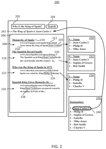 Google Patent Ensures Search Results Name the Specific Entity You Queried patent drawing, sheet 2
