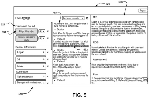 Microsoft Files Patent to Catch AI Hallucinations by Verifying Facts Against Source Data patent drawing, sheet 5