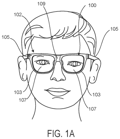 New AR Glasses Patent Fixes Distortion From Bent Frames patent drawing, sheet 1