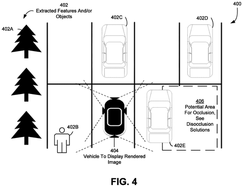 Nvidia Patents a Way to Show Your Car From Camera Angles That Don’t Exist patent drawing, sheet 4