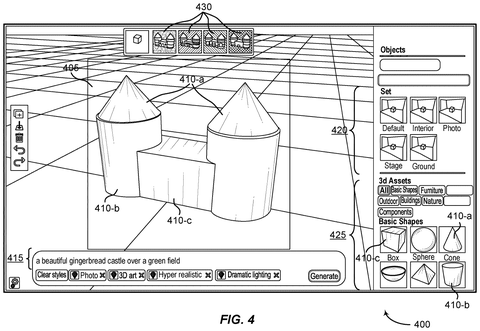 Adobe Patents a Tool That Turns 3D Models Into AI-Generated Images With a Text Description patent drawing, sheet 4