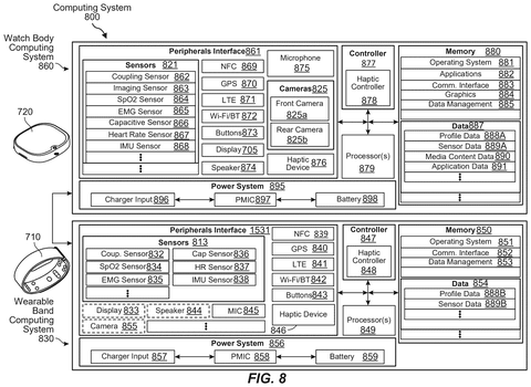 Meta Patents a Projector Tilt Fix That Stops Double Images in AR Glasses patent drawing, sheet 8
