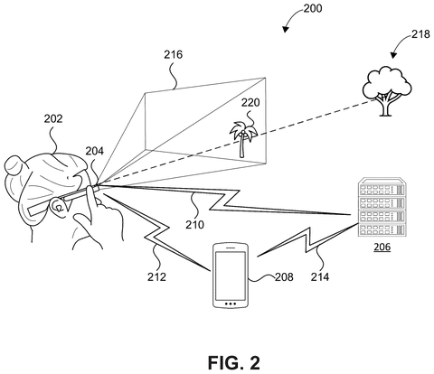 Qualcomm Patent Enables AR Glasses to Identify and Look Up Nearby Objects patent drawing, sheet 2
