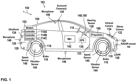 Qualcomm Patents a System That Combines Camera and Radar Data to Spot Both Nearby and Distant Objects patent drawing, sheet 1