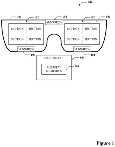 Microsoft Patent Targets Dynamic Screen Dimming Precisely Where Your Eyes Look patent drawing, sheet 1