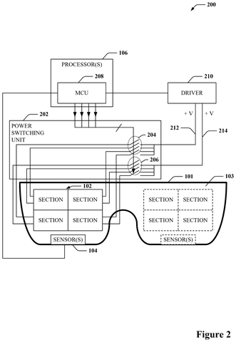 Microsoft Patent Targets Dynamic Screen Dimming Precisely Where Your Eyes Look patent drawing, sheet 2