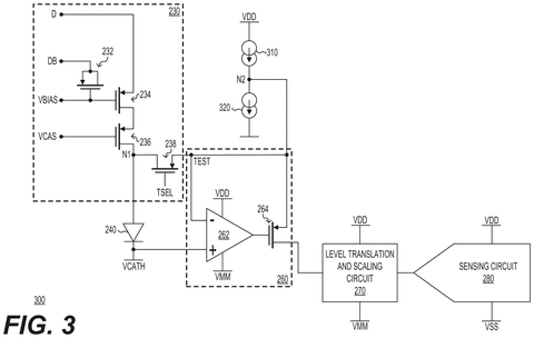 Microsoft Patents a Built-In Circuit That Tests Every Individual Light Source in a Display patent drawing, sheet 3
