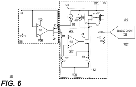 Microsoft Patents a Built-In Circuit That Tests Every Individual Light Source in a Display patent drawing, sheet 6