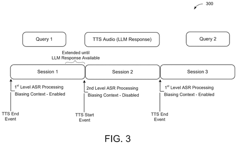 Google Patents a System That Shifts Its Voice Assistant’s Listening Power Based on Who’s Talking patent drawing, sheet 3