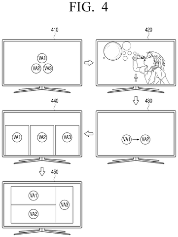 Samsung Patents Switching Between AI Assistants Mid-Conversation With a Single Word patent drawing, sheet 4