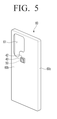 Samsung Patents a Switchable External Antenna That Mounts Near the Camera patent drawing, sheet 5