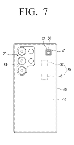 Samsung Patents a Switchable External Antenna That Mounts Near the Camera patent drawing, sheet 7