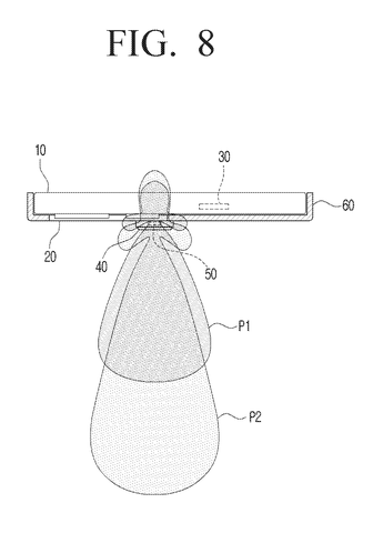 Samsung Patents a Switchable External Antenna That Mounts Near the Camera patent drawing, sheet 8