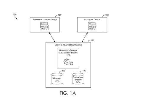 New Patent Helps People With Speech Differences in Video Meetings patent drawing, sheet 1