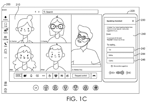 New Patent Helps People With Speech Differences in Video Meetings patent drawing, sheet 3