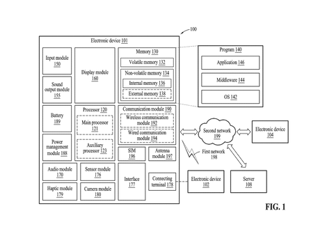 Samsung Patent Adjusts Video Content According to Your Body’s Physical Reactions patent drawing, sheet 1