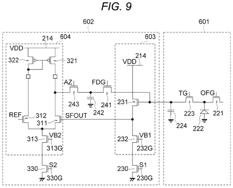 Sony Patents an Image Sensor Fix That Cuts Noise in Dark Photos patent drawing, sheet 7