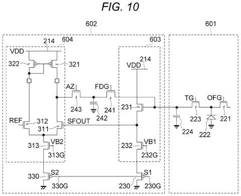 Sony Patents an Image Sensor Fix That Cuts Noise in Dark Photos patent drawing, sheet 8