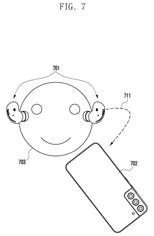 Samsung Patents a System That Picks the Best Mic Across Your Devices Automatically patent drawing, sheet 7