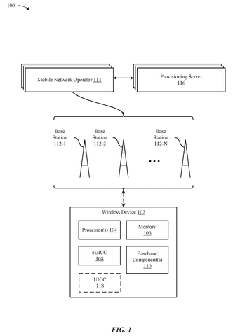 Apple Patents Phone Activation Without Visiting a Carrier Store in Person patent drawing, sheet 1