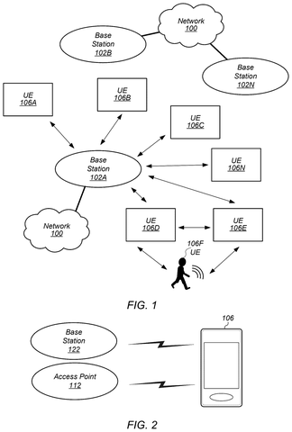 New Patent Lets Phones Share Location Signals Without Cell Towers patent drawing, sheet 1